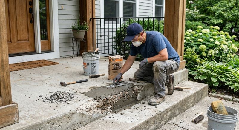 Concrete Porch Repair in Miami Dade County, FL