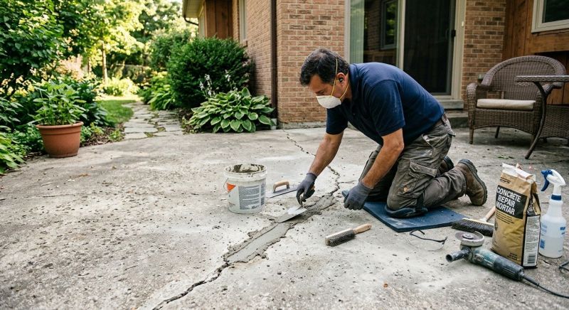Patio Concrete Repair in Corpus Christi, TX